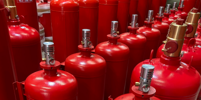 Eckoshield® 227ea HFC227ea Fire Suppression System Gas Cylinders